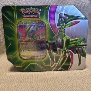 Brand New Pokemon TCG: Paradox Destinies tin Iron Leaves 2024
